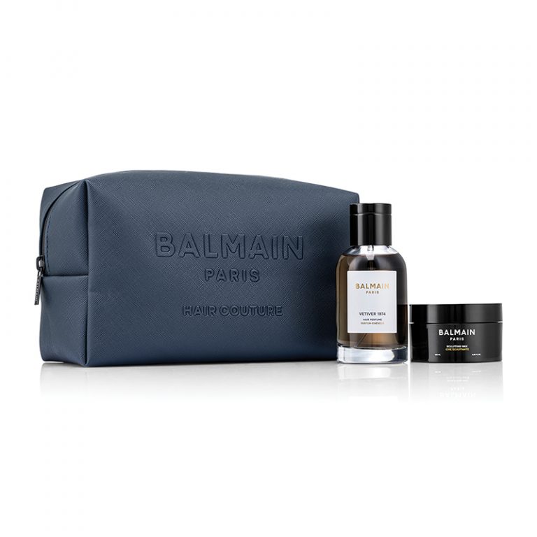 Coffret Cosmetic Bag Blue 2025 en Édition Limitée - BALMAIN